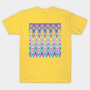 Colourful lines pattern T-Shirt